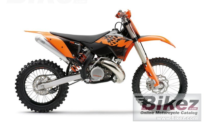 Big KTM 300 xc-w picture and wallpaper from Bikez.com